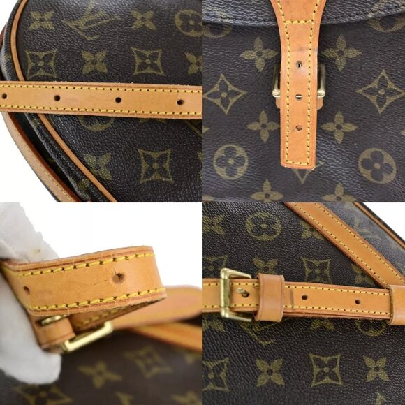 LOUIS VUITTON Jeune Fille MM Shoulder Bag Monogram Leather Brown - Picture 9 of 16